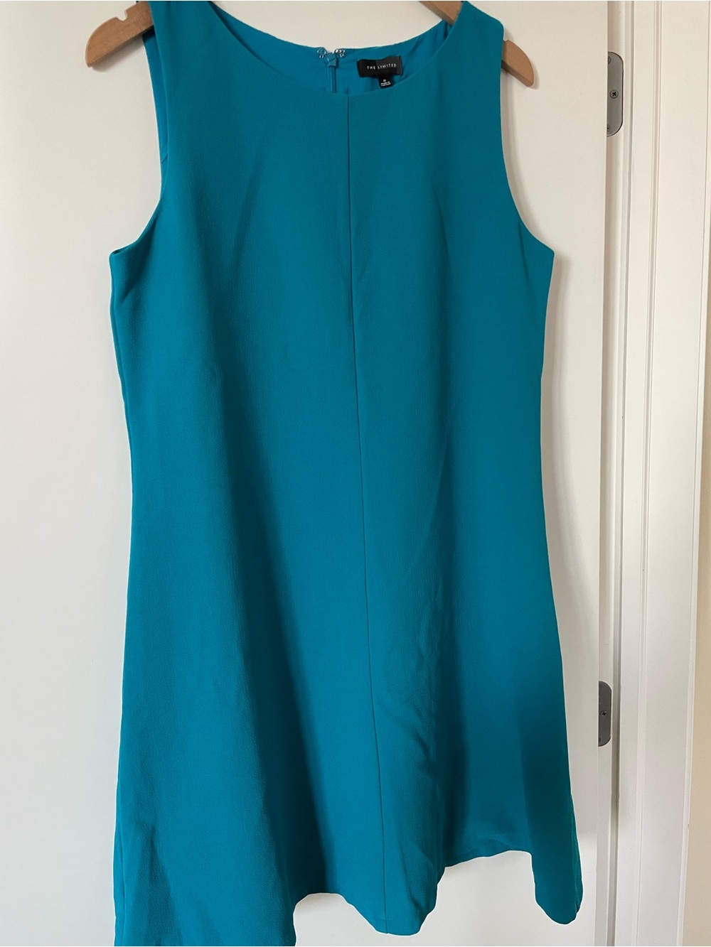 The Limited Teal Sleeveless Shift Dress